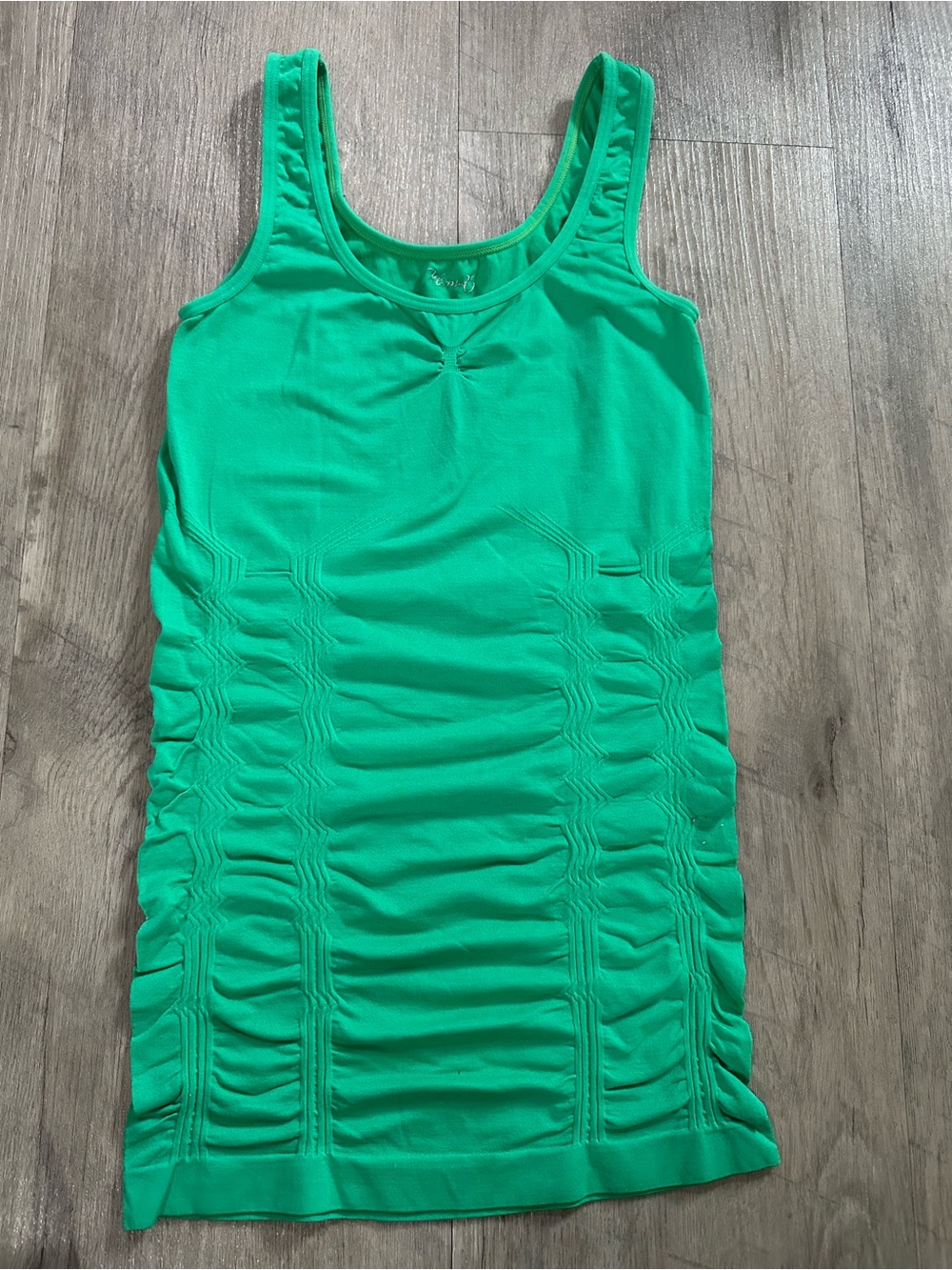 Kismet Green Ruched Tank
